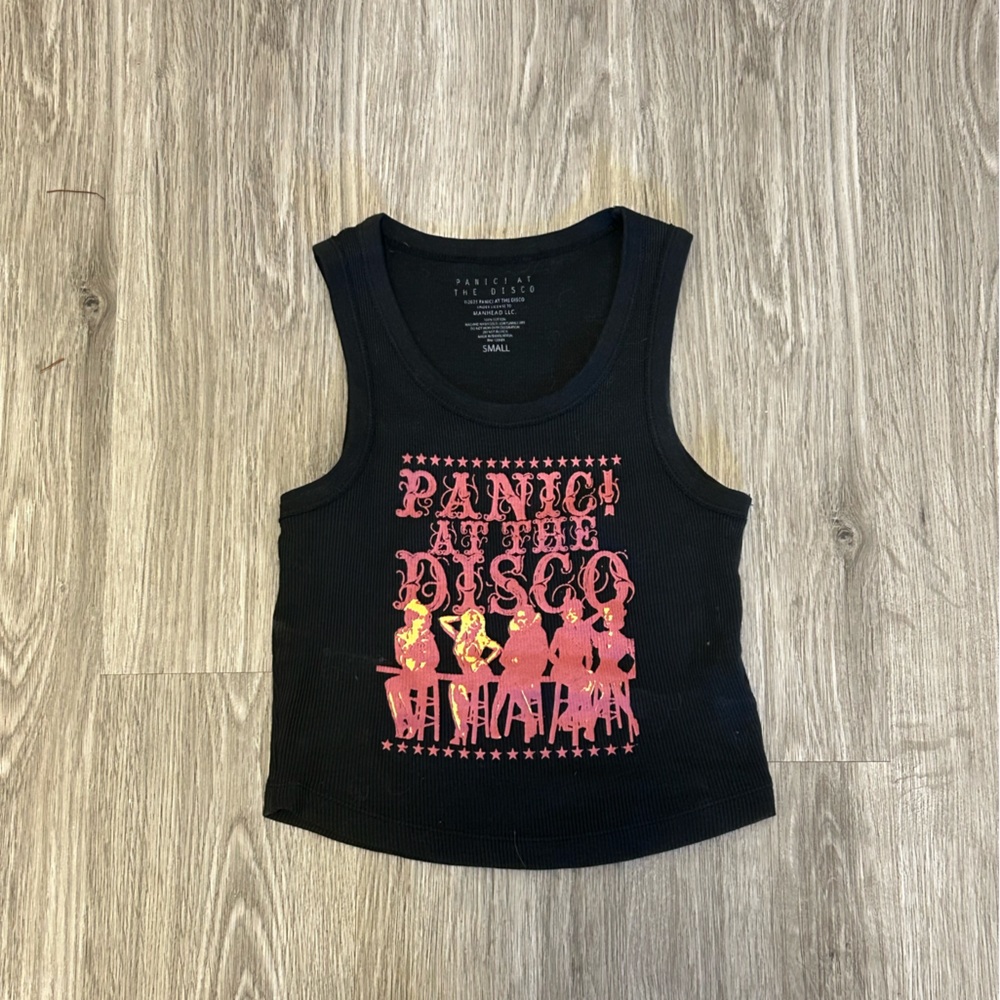 Panic at the disco AFYCSO black tank top